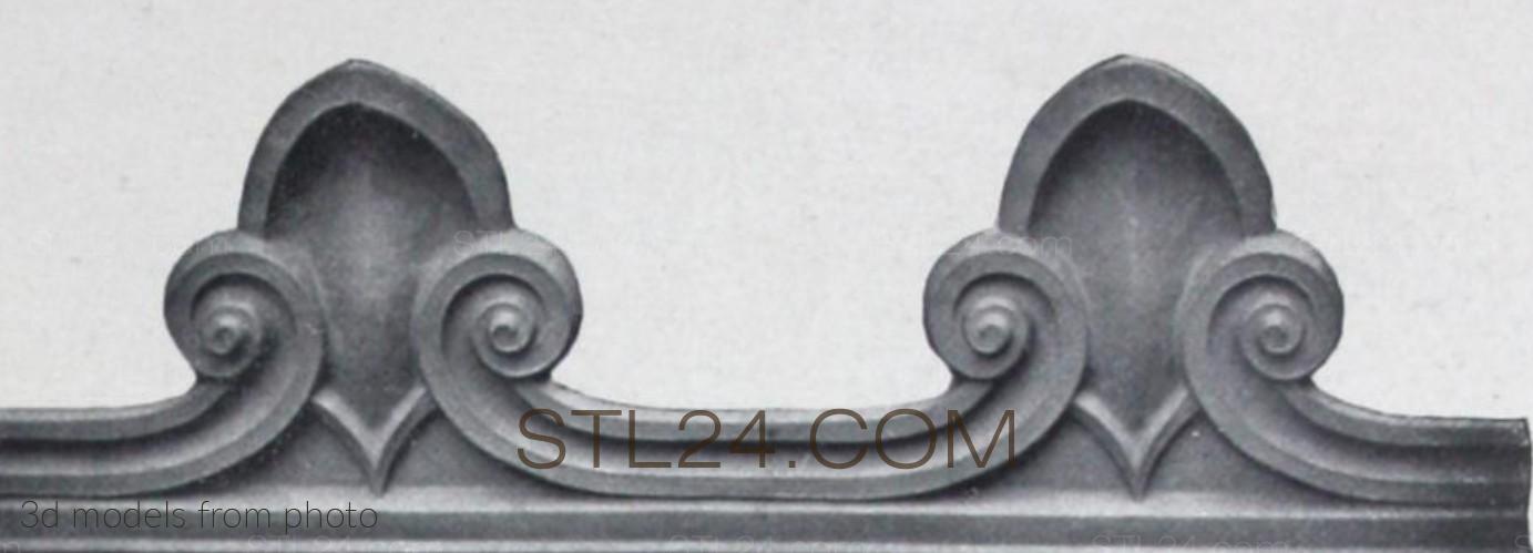 Фризы (FRIESE_1505 -  | 3D model 3DSMAX / OBJ / STL) 3D модель для ЧПУ станка